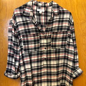 Beach Lunch Lounge Plaid Top